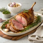 Golden-brown roasted lamb breast with crispy edges and rosemary – perfect lamb breast recipes.